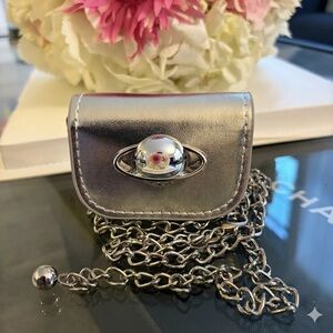 ✨ NEW Silver Micro Bag Charm / AirPods Case Necklace & Belt ✨